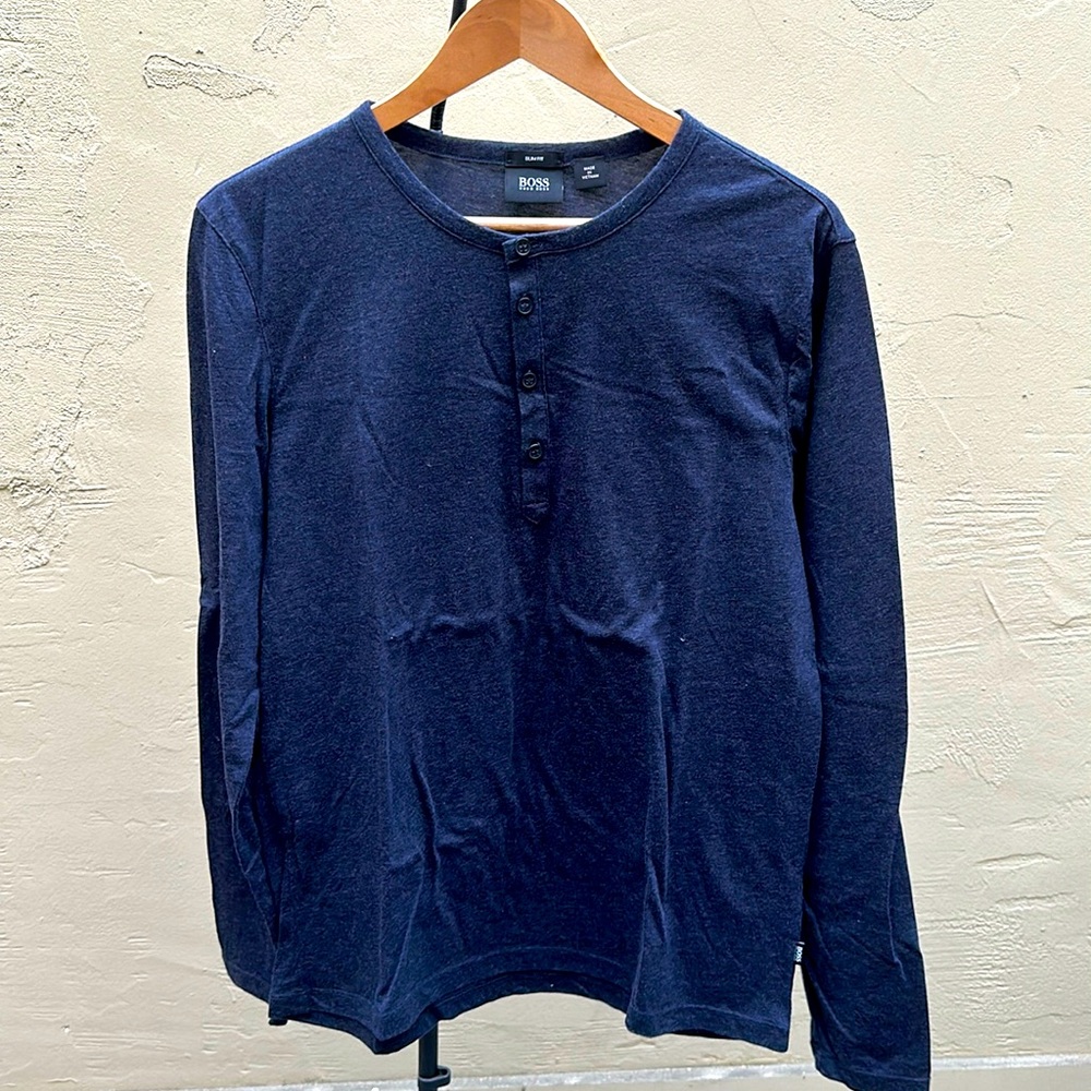 Boss by Hugo Boss long sleeves henly tshirt